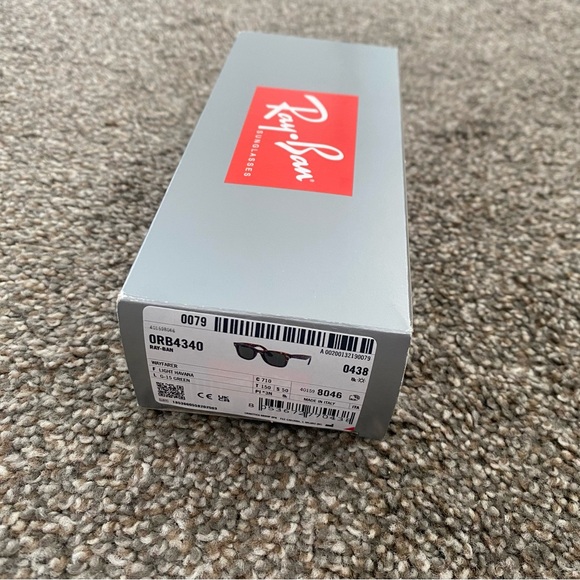 Ray-Ban Wayfarer Ease Classic Light Havana G-15 Green NWT Unisex Sunglasses $199 - Picture 3 of 4